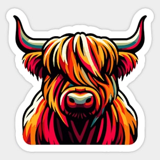 Cute Highland Cow Sticker